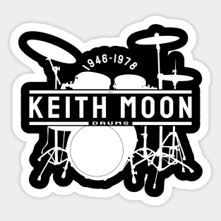 Keith Moon 1946 1978 Music D22 Sticker